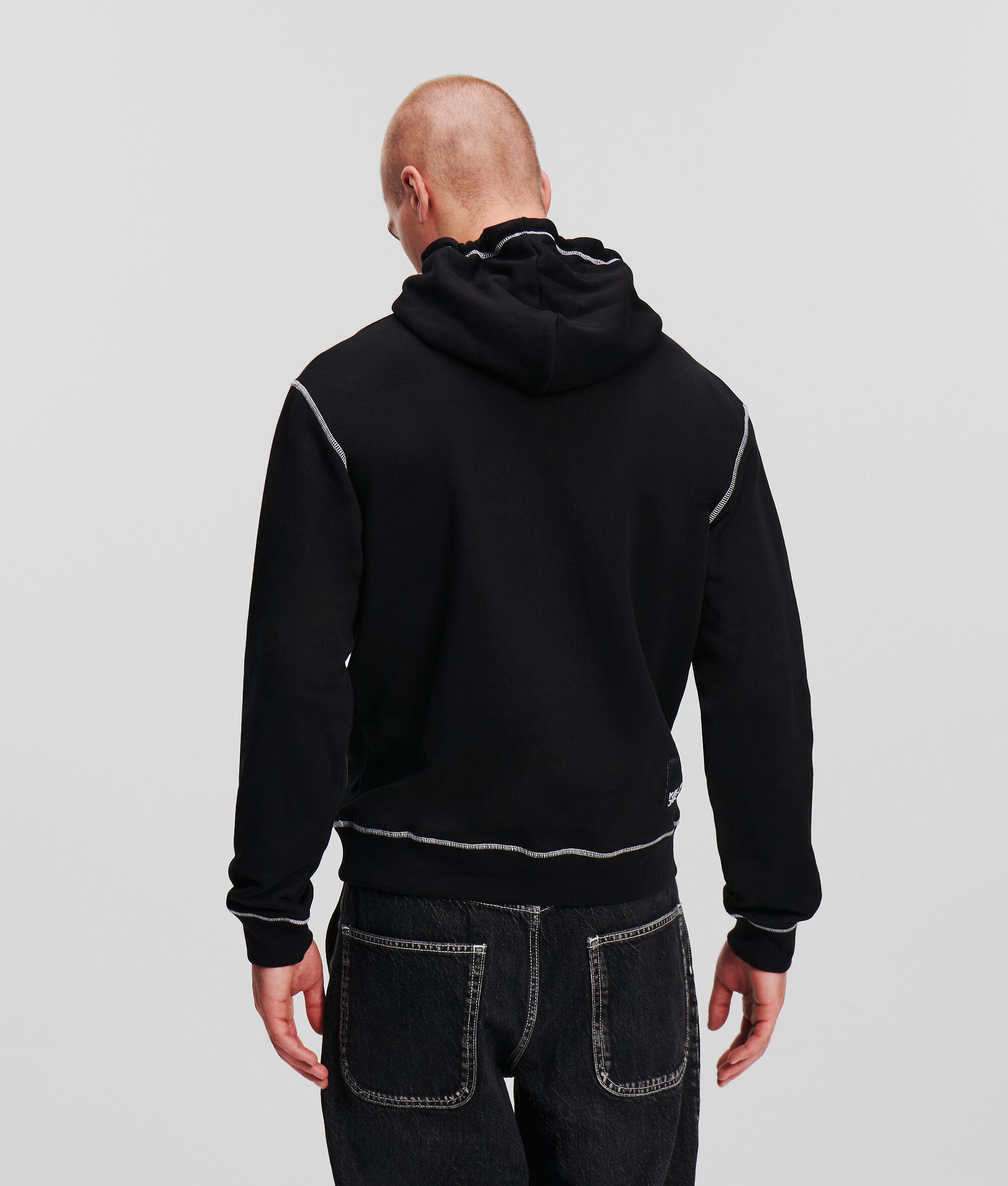 (image for) Lively KLJ CONTRAST STITCH HOODIE